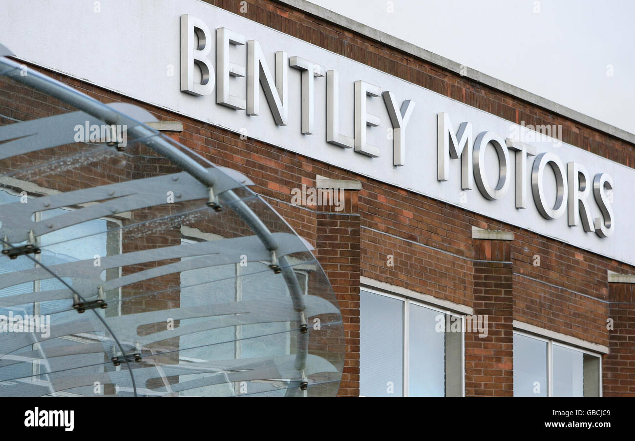 Una vista general de la fábrica de Bentley Motors en Crewe, Cheshire  Fotografía de stock - Alamy