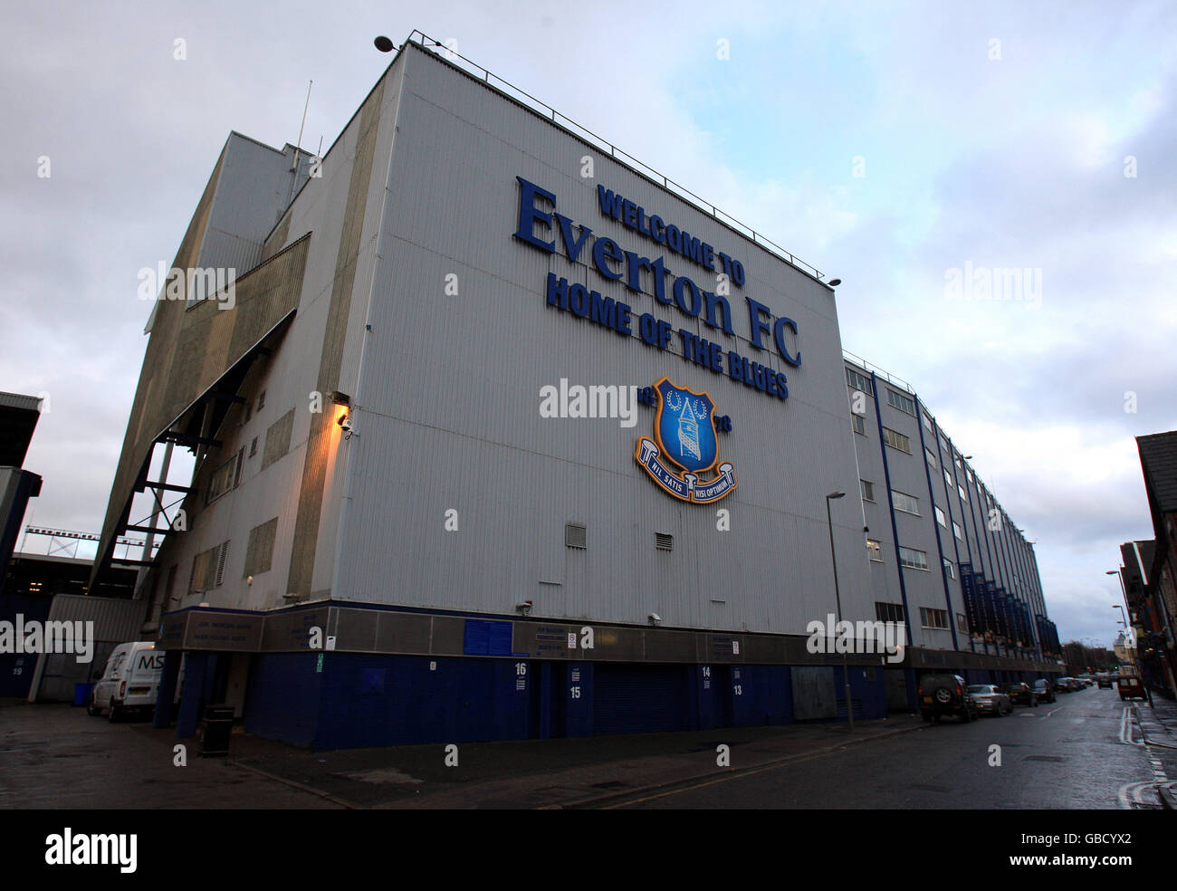 Fútbol - Barclays Premier League - Everton - Goodison Park. Goodison Park, hogar del Everton FC Foto de stock