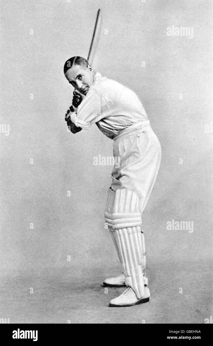 Críquet. Herbert Sutcliffe, Yorkshire e Inglaterra Foto de stock