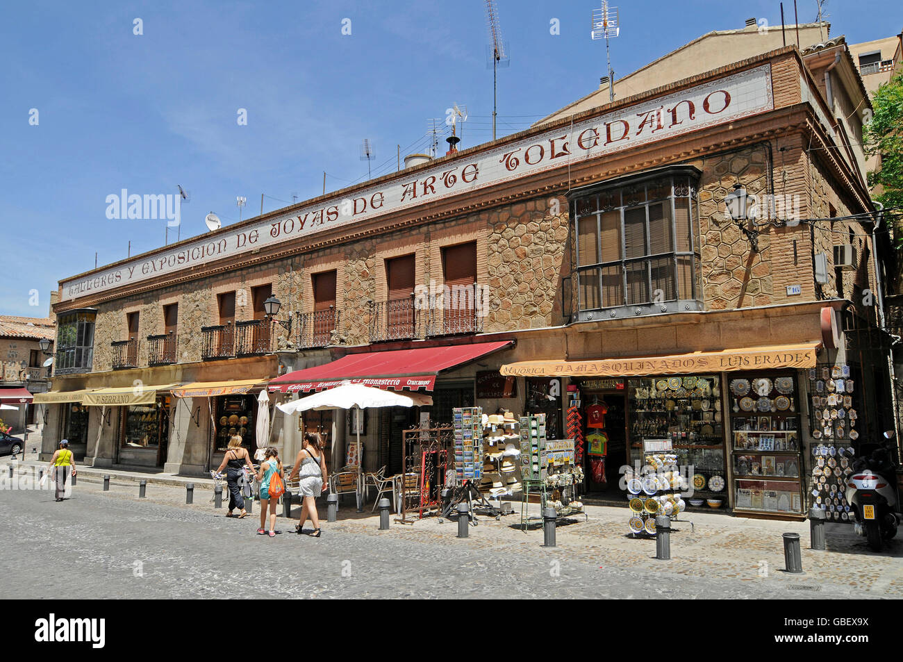 Tienda de regalos, souvenirs, casco antiguo, Toledo, Castilla-La Mancha, Spain Foto de stock