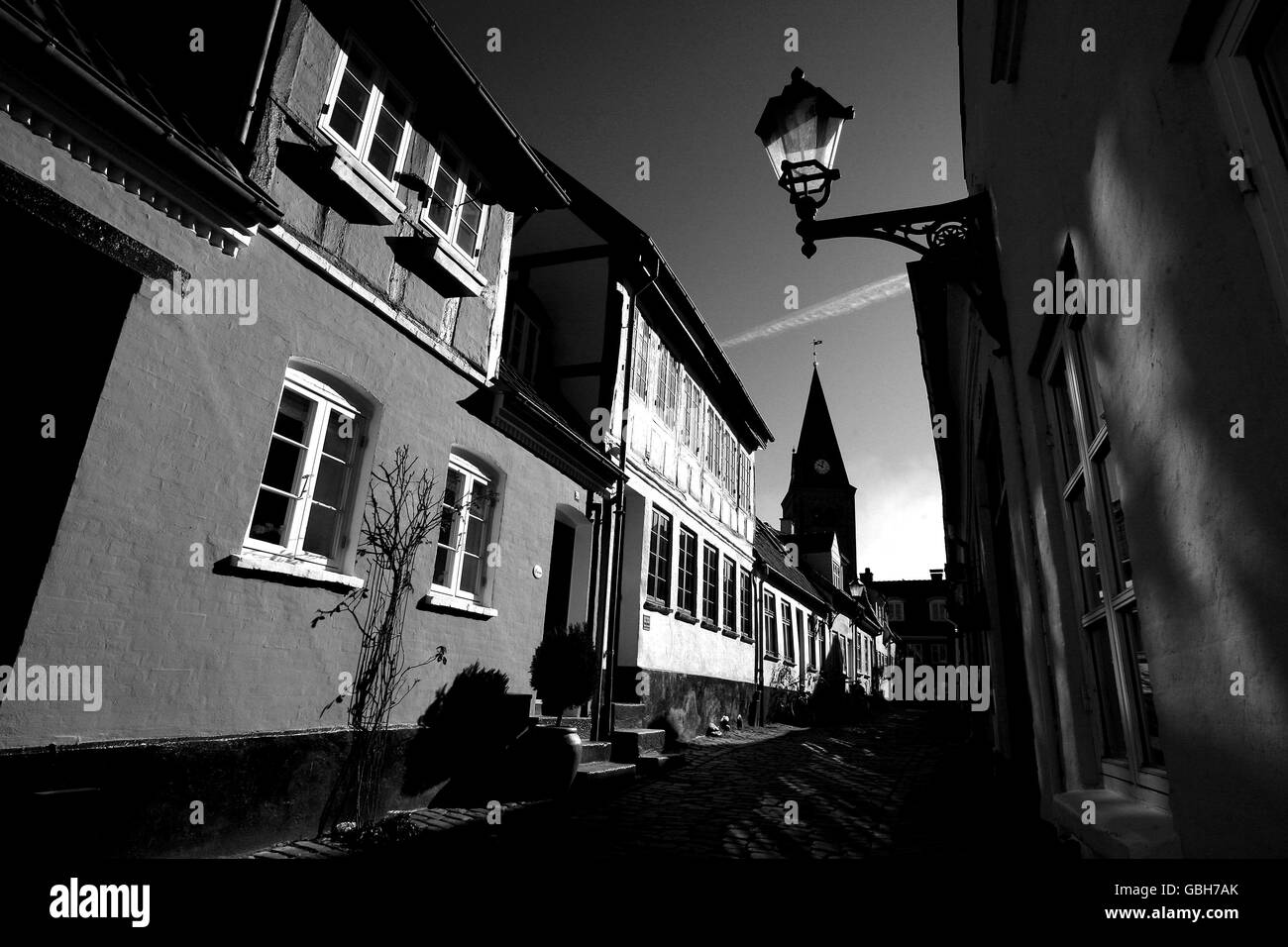 Bolsa de viaje - Aalborg - Dinamarca Foto de stock