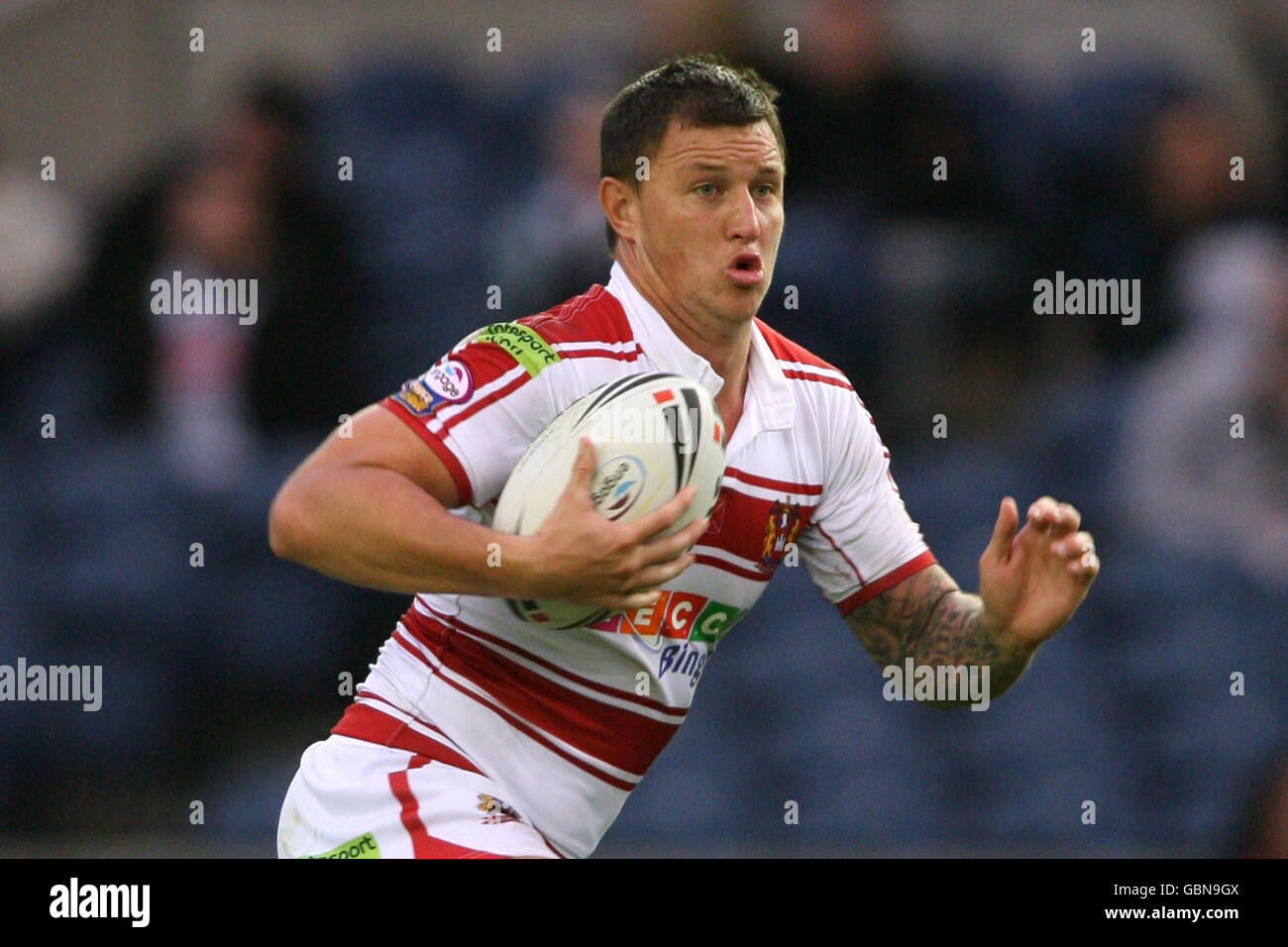 Rugby League - Engage Super League - The Magic Weekend - Wigan Warriors contra St Helens - Murrayfield. Tim Smith, Wigan Warriors Foto de stock