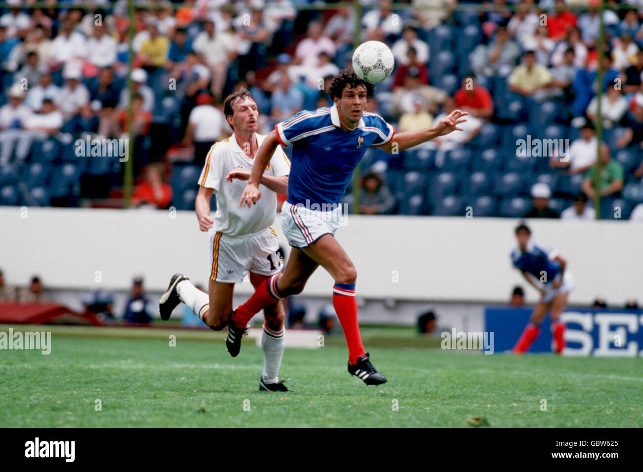 Copa Mundial de Fútbol México 86 - Tercer lugar Play off - Bélgica/Francia  Fotografía de stock - Alamy