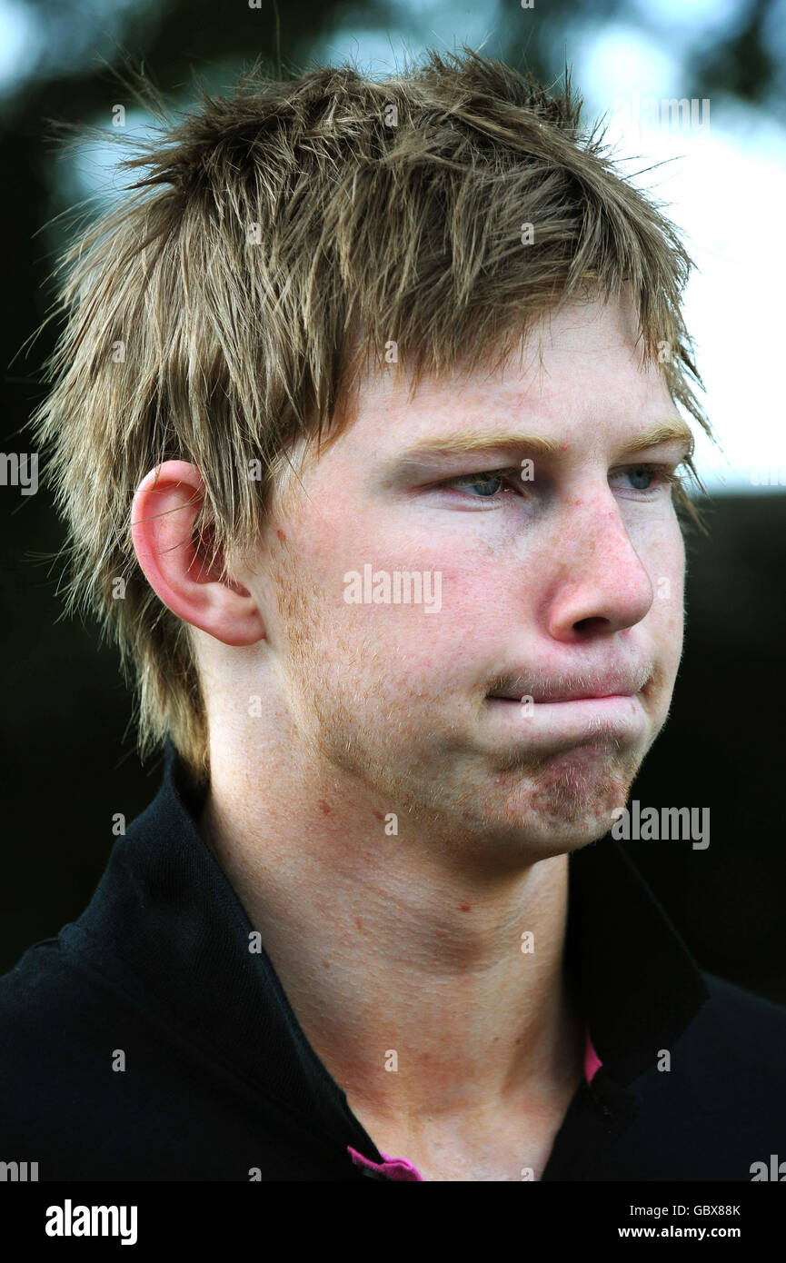 Maestro arrestado por ataque contra niño. Chris Holmes, de 19 años, luchador semi-pro y ex alumno de la Escuela Católica Romana de All Saints. Foto de stock