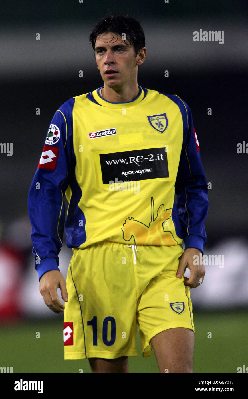 Fútbol - Serie A Italiana - Chievo v Sampdoria Foto de stock