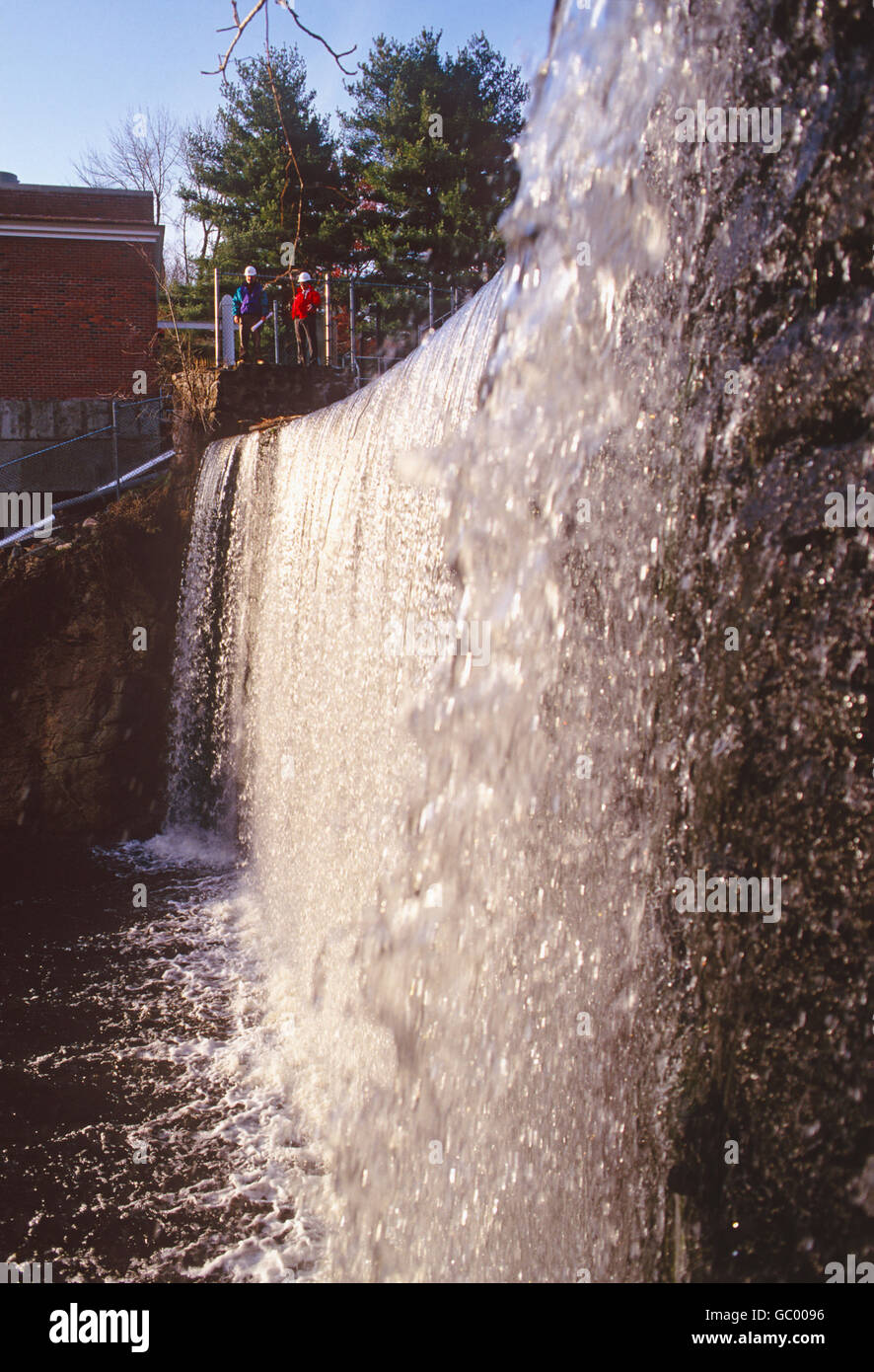 Tratamiento de agua y la planta de purificación en Greenwich, Connecticut, EE.UU. Foto de stock