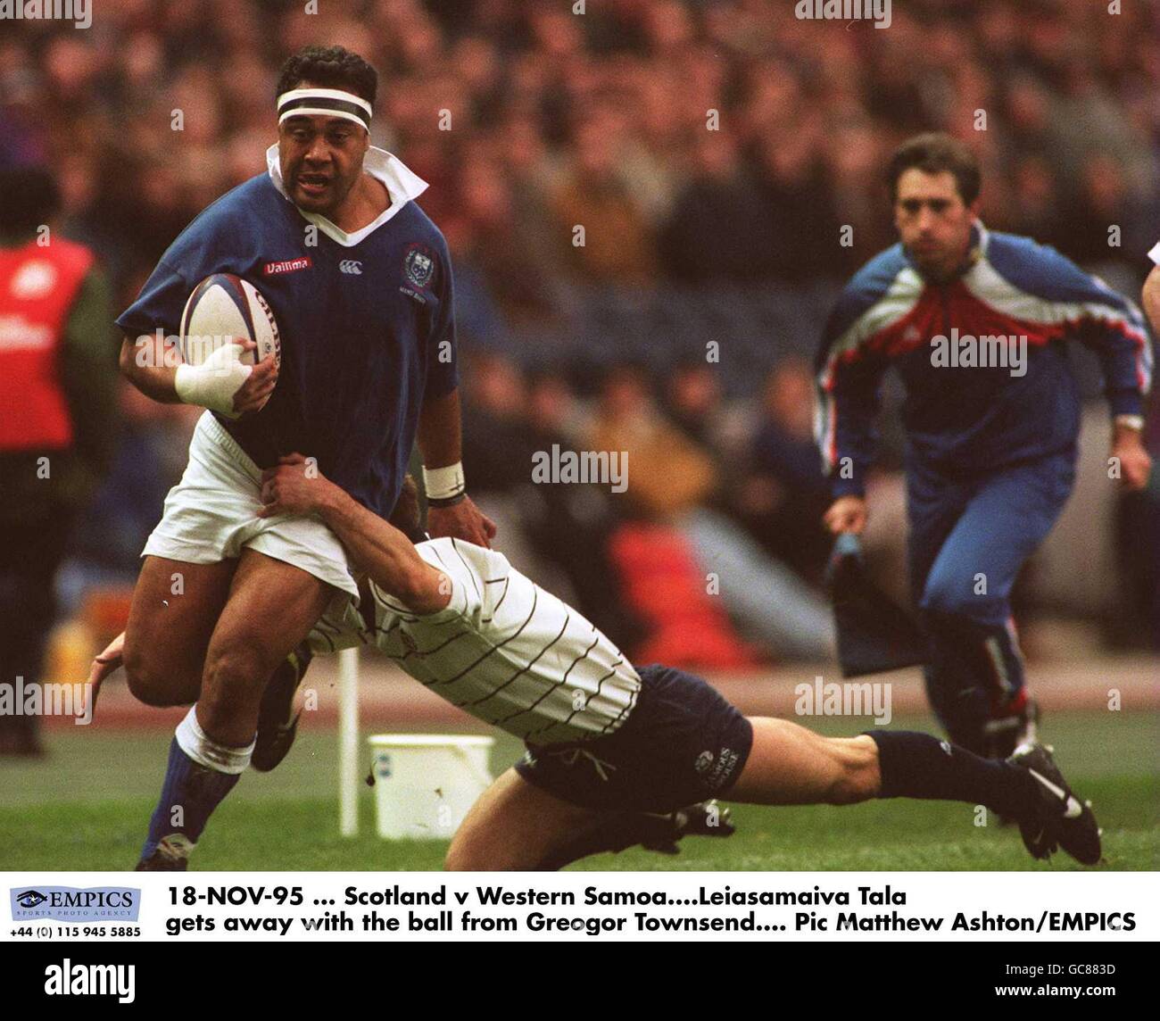 Rugby - Otoño - Escocia Internacional v Samoa Occidental - Murrayfield, Edimburgo Foto de stock