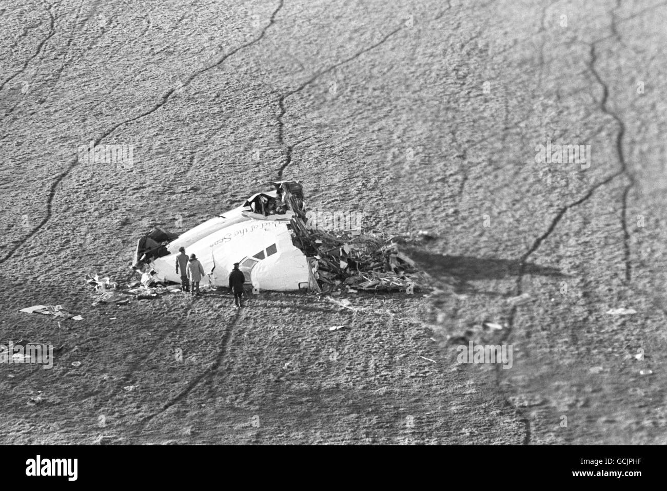 Desastres y accidentes - Terrorismo - Bombardeo del vuelo 103 de Pan Am -  Lockerbie. La sección de la