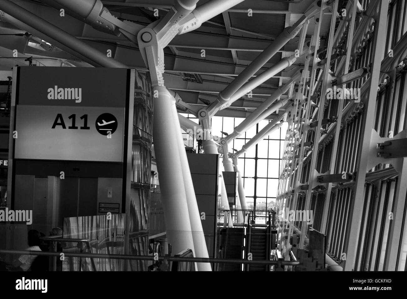 Stock general de la terminal 5 del aeropuerto de heathrow Imágenes de