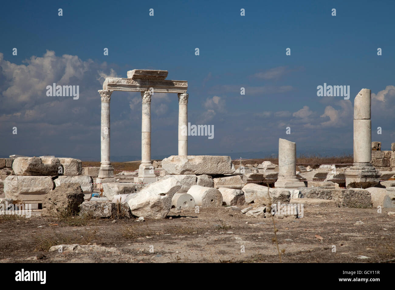 Museo y yacimiento arqueológico de Laodicea, Denizli, Licia, Turquía, Asia Foto de stock