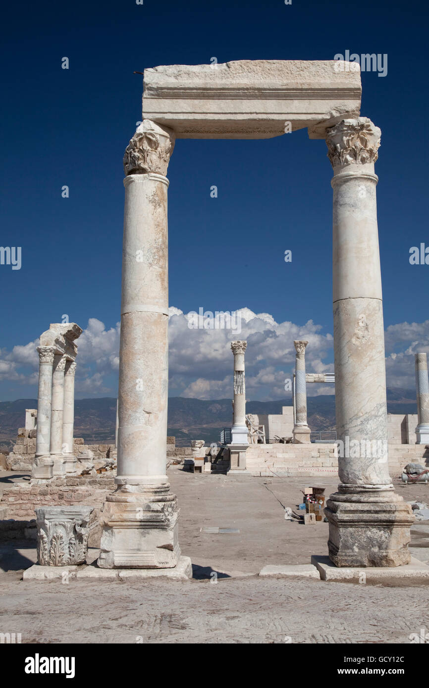 Museo y yacimiento arqueológico de Laodicea, Denizli, Licia, Turquía, Asia Foto de stock