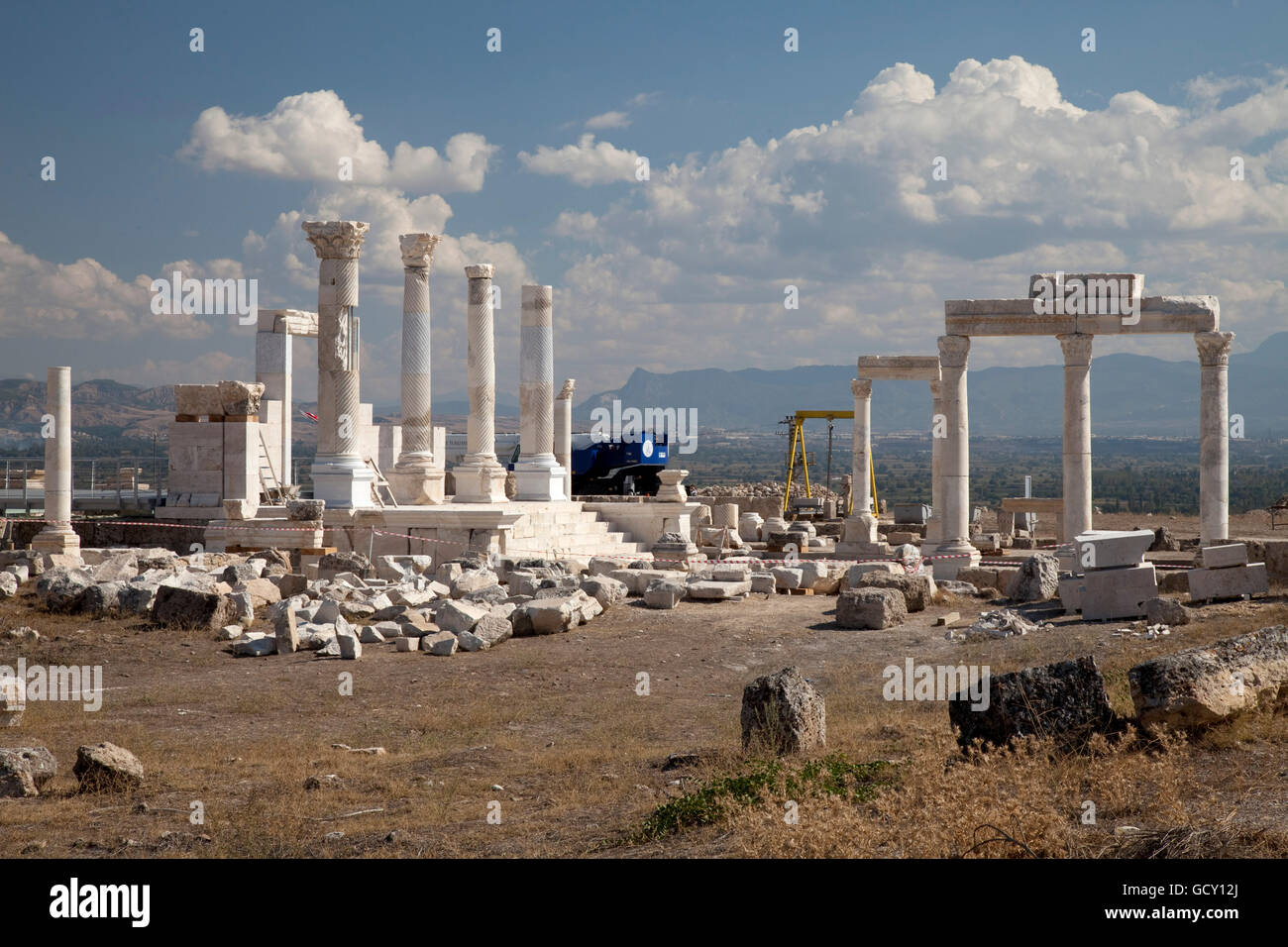 Museo y yacimiento arqueológico de Laodicea, Denizli, Licia, Turquía, Asia Foto de stock