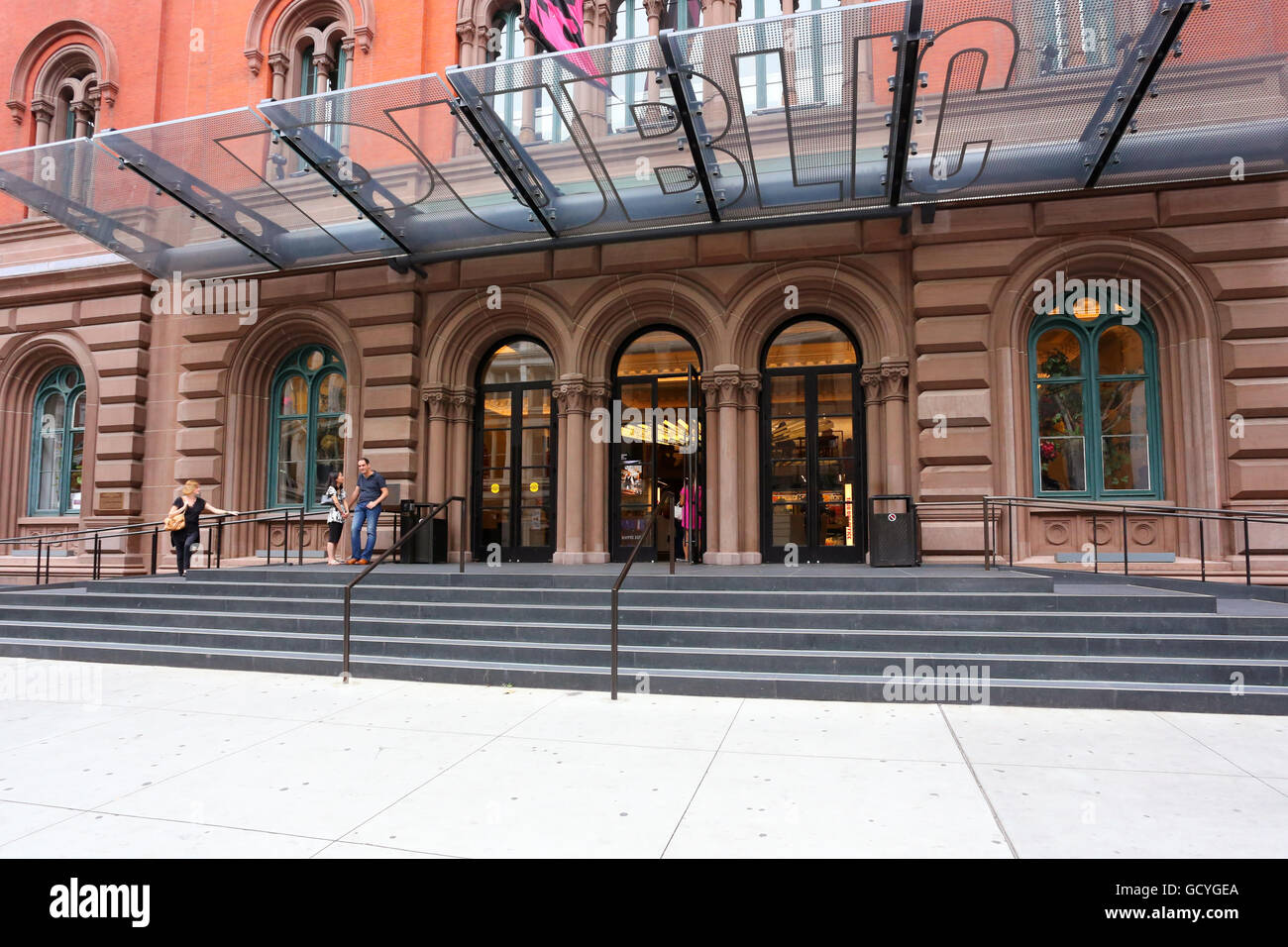 El Public Theater, New York, NY. Foto de stock