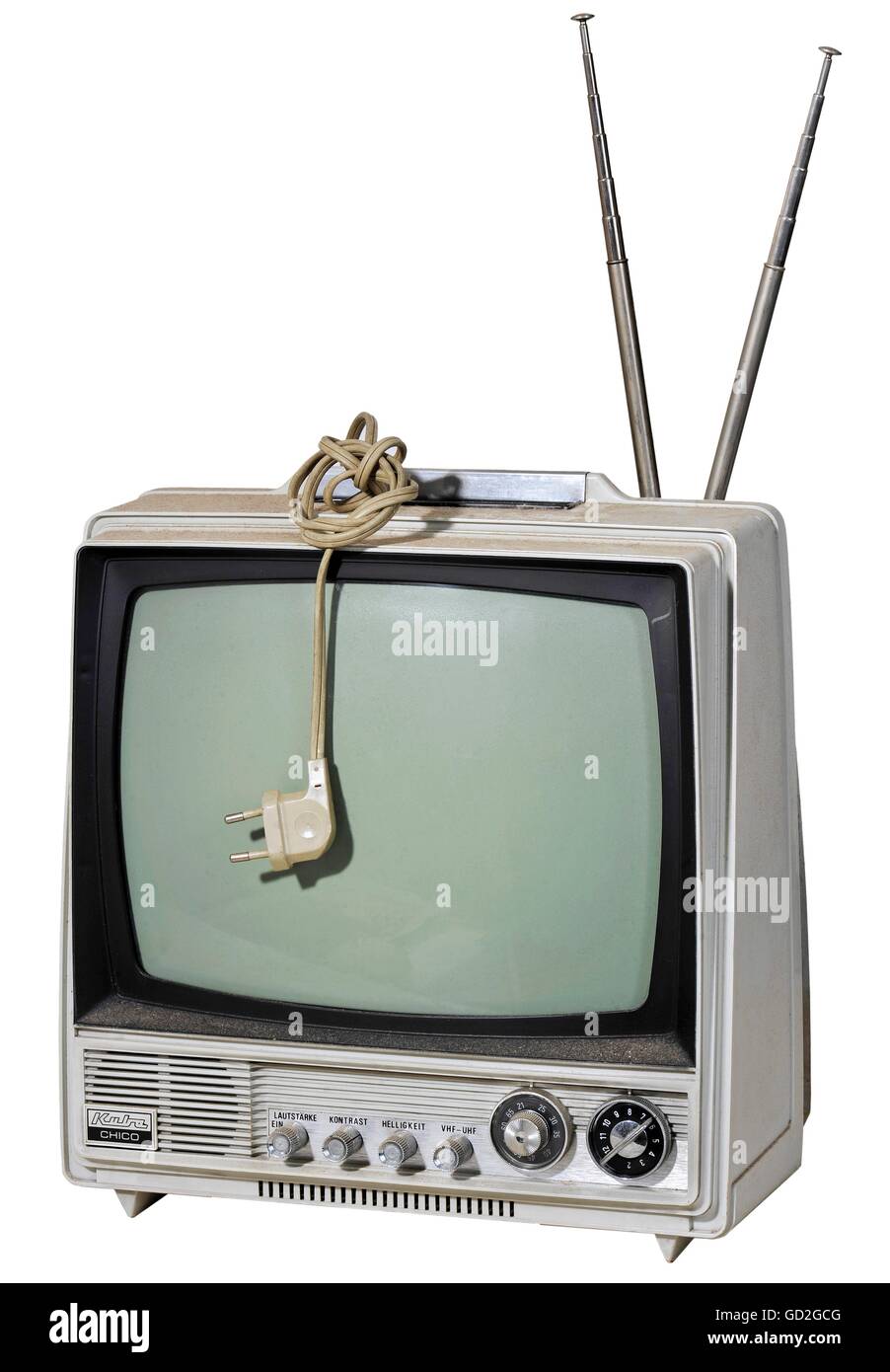 Televisión, televisión, televisores, Kuba Chico, televisión portátil pequeña  con pantalla de 30 centímetros de diagonal, Alemania, 1971, Derechos  adicionales-Clearences-no disponible Fotografía de stock - Alamy
