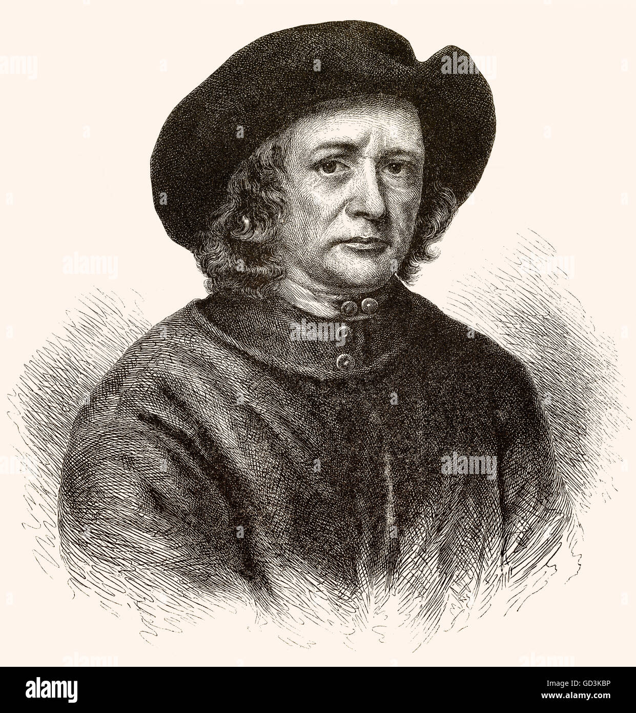 Thomas Britton, 1644-1714, un comerciante de carbón inglés y promotor de conciertos Foto de stock