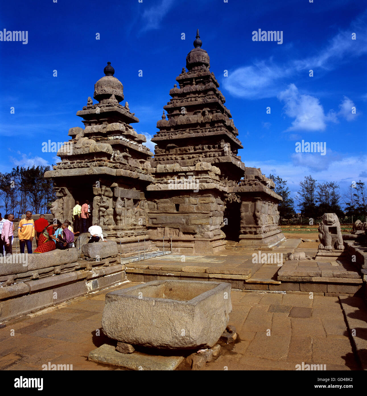 Mahabalipuram Templo Foto de stock