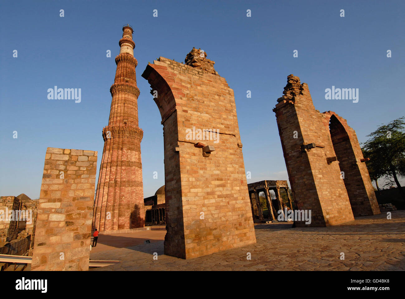 QutUb Minar Foto de stock