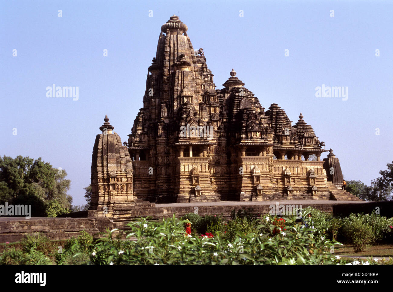 Khajuraho Templo Foto de stock