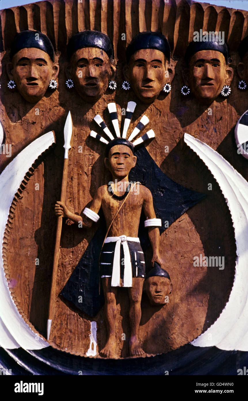 Escultura Tribal Foto de stock