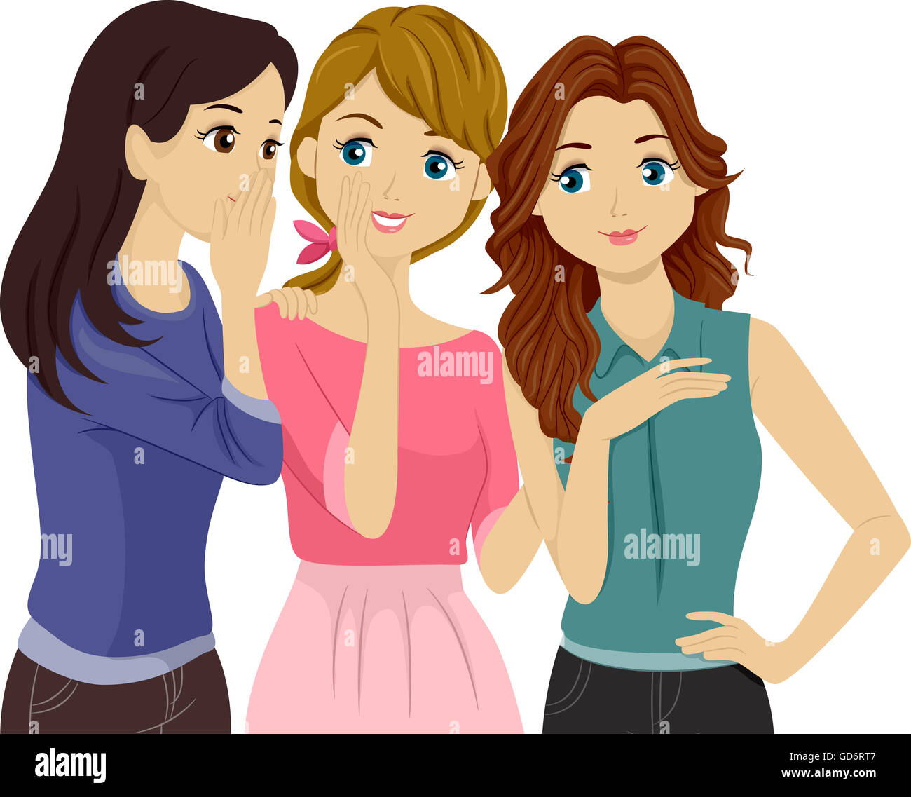 People Gossiping Cartoon Fotos E Imagenes De Stock Alamy