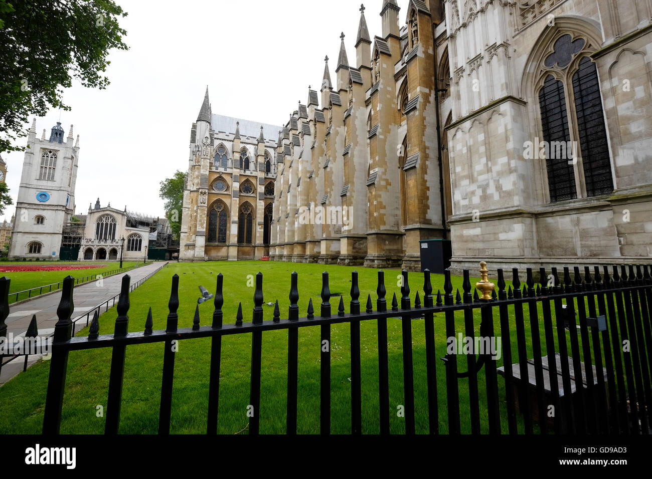 Abadía de Westminster en Londres landmark Foto de stock