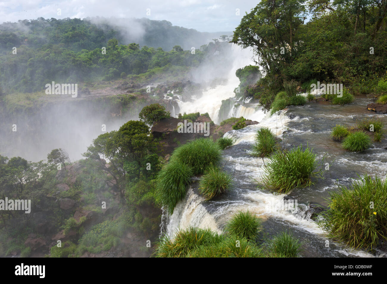 Las Cataratas del Iguazú, Argentina Foto de stock