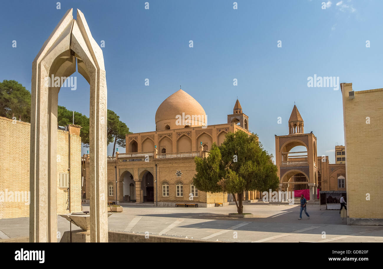Irán,Esfahan Ciudad,Jolfa,Barrio Armenio,Catedral Vank, Foto de stock