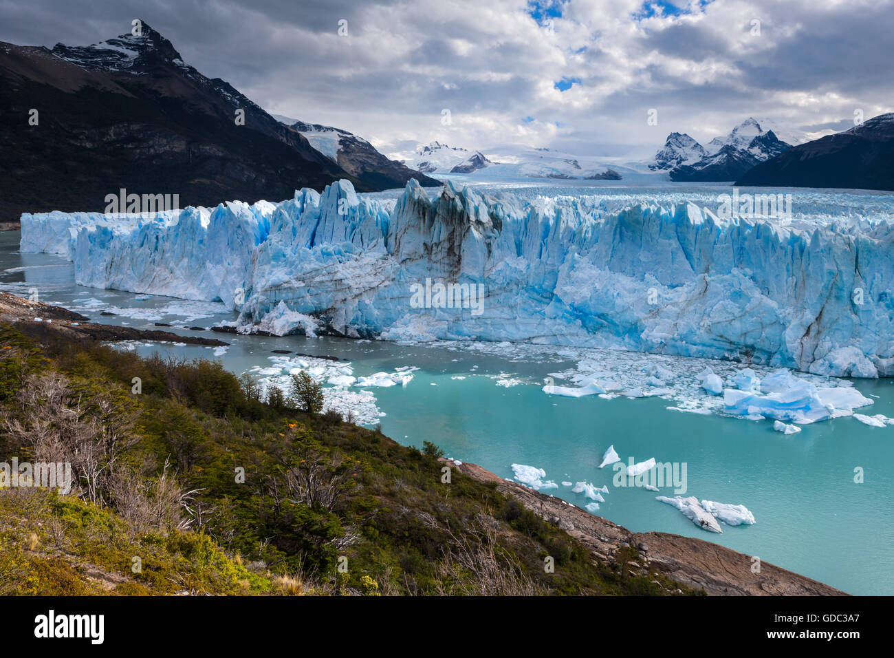 El Glaciar Perito Moreno, Patagonia, Argentina, Foto de stock