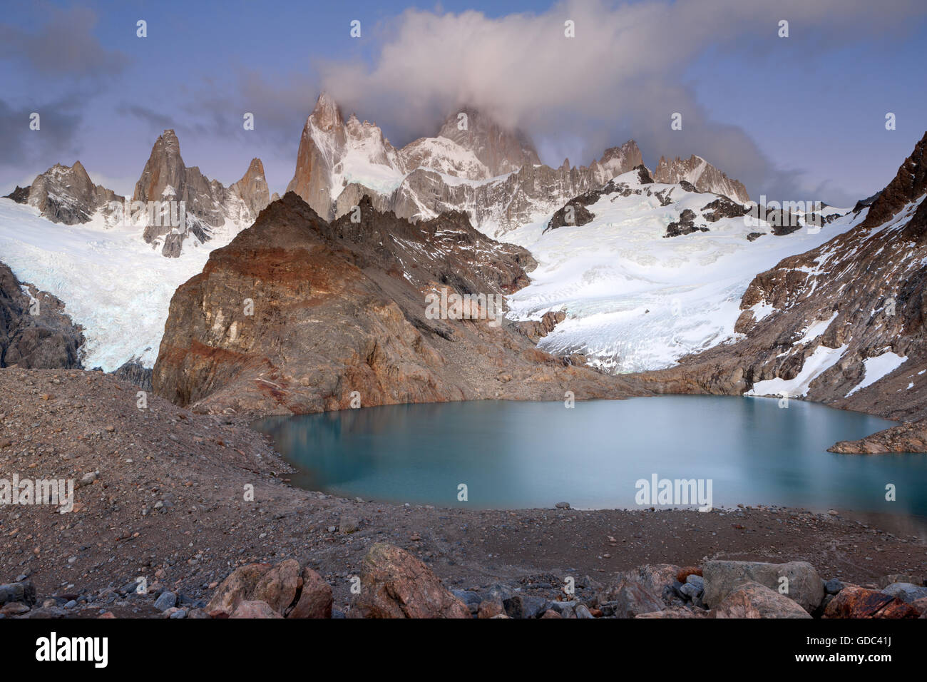 Cerro Fitz Roy,Argentina,Patagonia Foto de stock