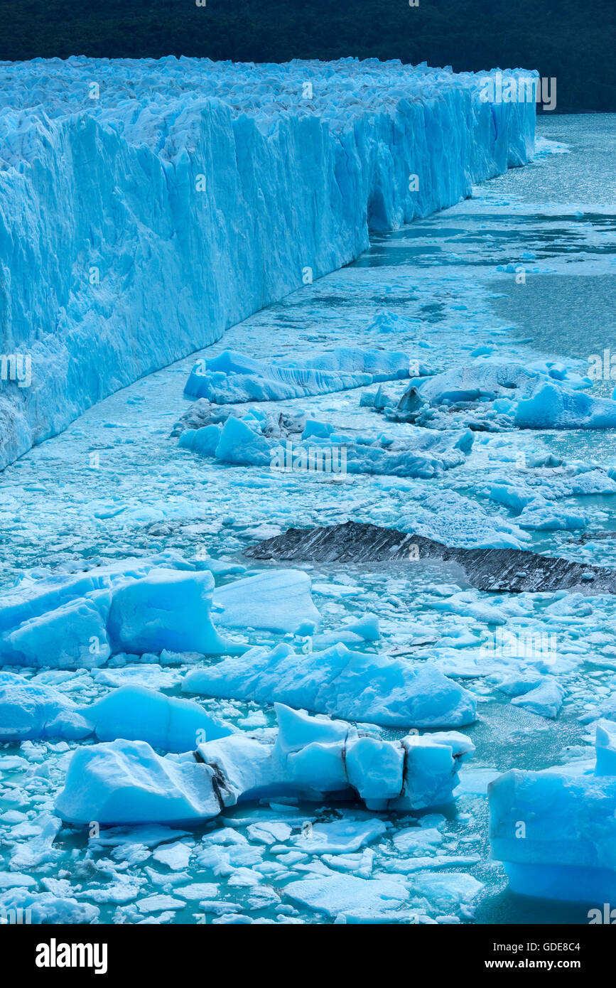 América del Sur, Argentina, Patagonia, Santa Cruz, El Calafate, Parque Nacional Los Glaciares,,glaciar Perito Moreno,,la UNESCO,World Foto de stock