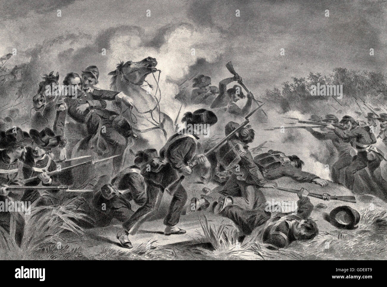 Batalla de Wilson's Creek, Missouri, EE.UU. Guerra Civil Fotografía de ...