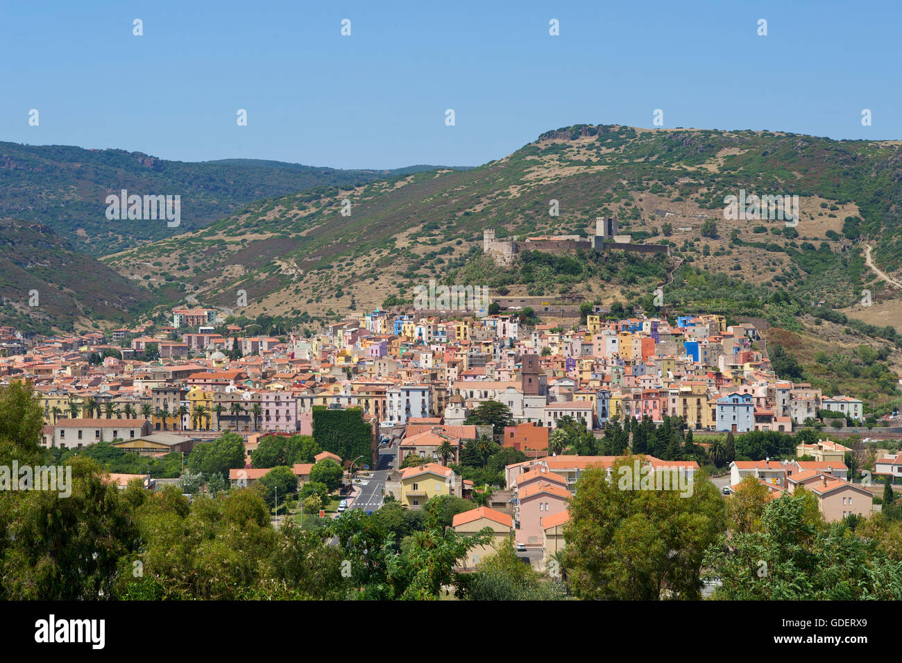 Bosa, Cerdeña, Italia Foto de stock
