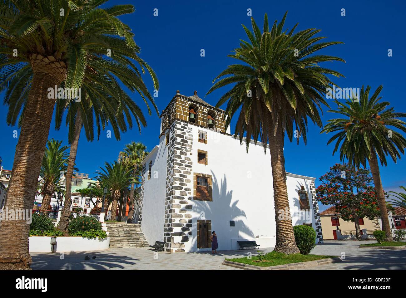Iglesia de San Andrés, La Palma, Islas Canarias, España Foto de stock