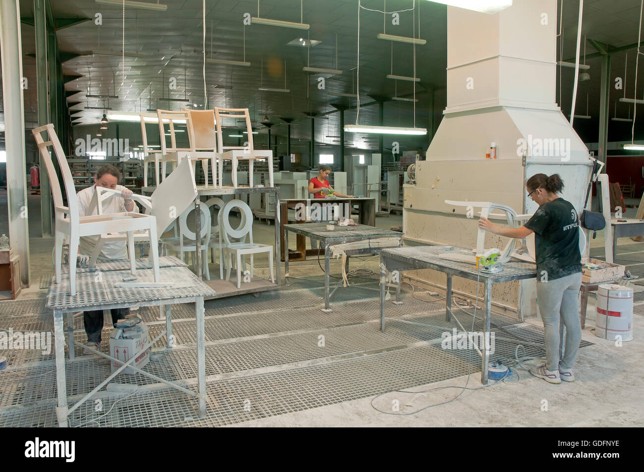 Fábrica de muebles, Lucena, provincia de Córdoba, región de Andalucía,  España, Europa Fotografía de stock - Alamy