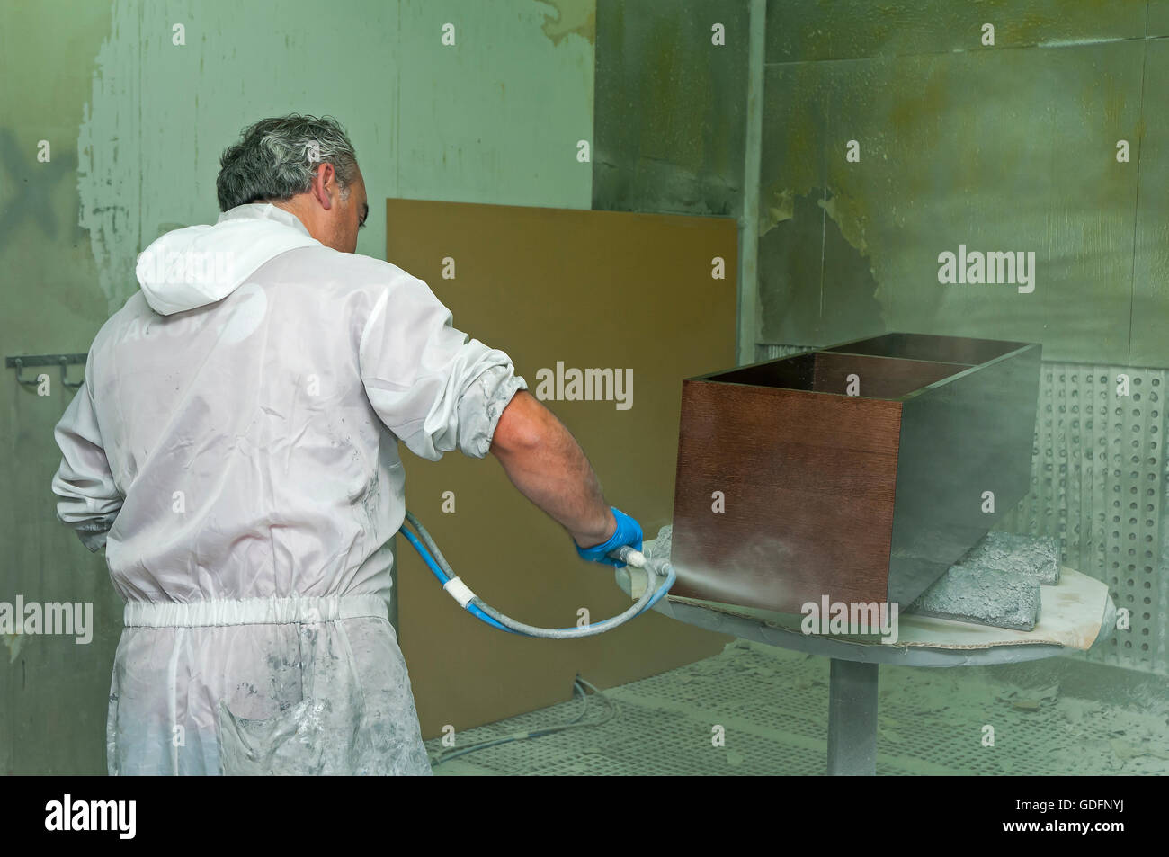 Fábrica de muebles, Lucena, provincia de Córdoba, región de Andalucía, España, Europa Foto de stock