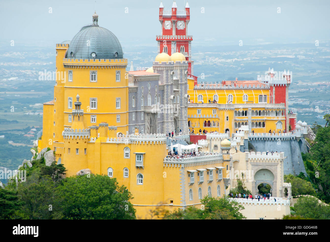 Palacio de Pena - Sintra - Portugal Foto de stock