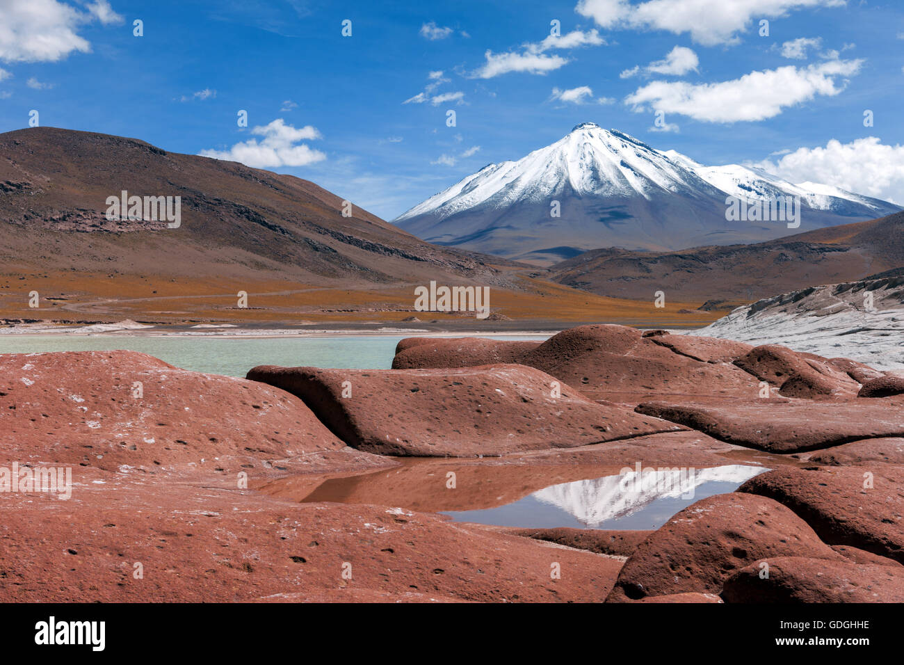 Piedras Rojas,Chile,Atacama Foto de stock