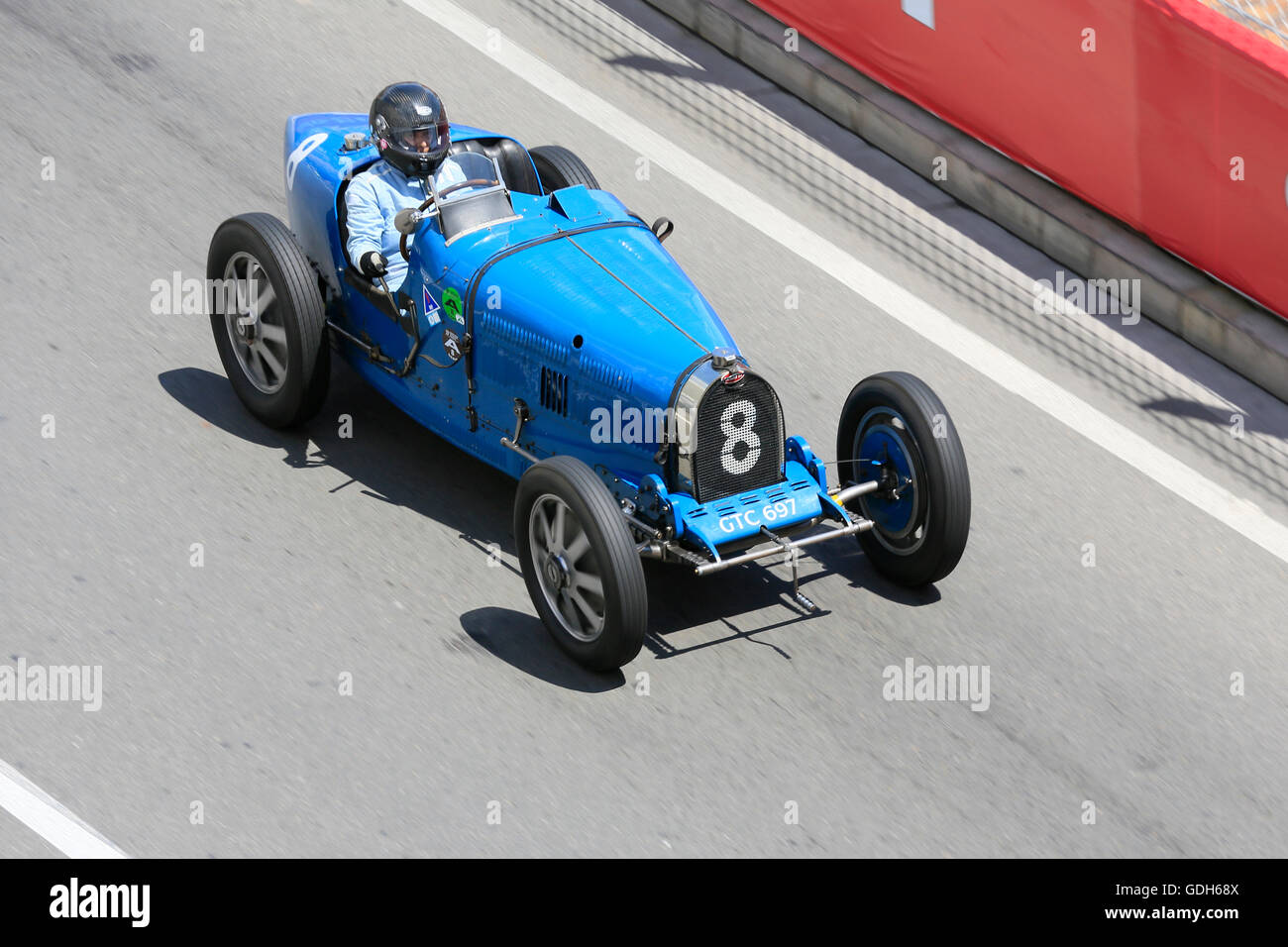Bugatti 35B de 1929, 10º Grand Prix Monaco Historique 2016, Monte Carlo, Monaco Foto de stock