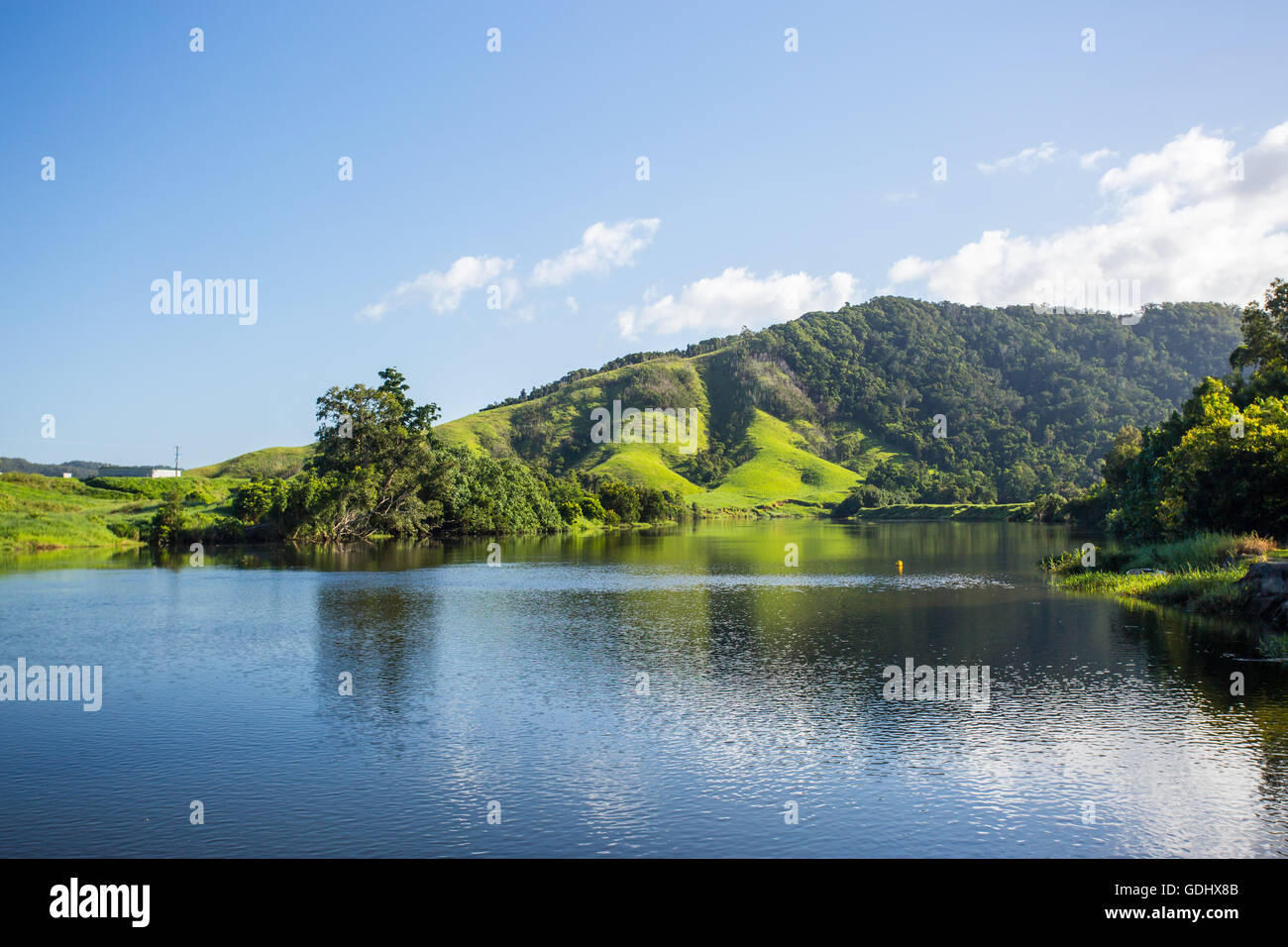 El Daintree River, cerca de la localidad de Daintree en far nth, Queensland, Australia Foto de stock