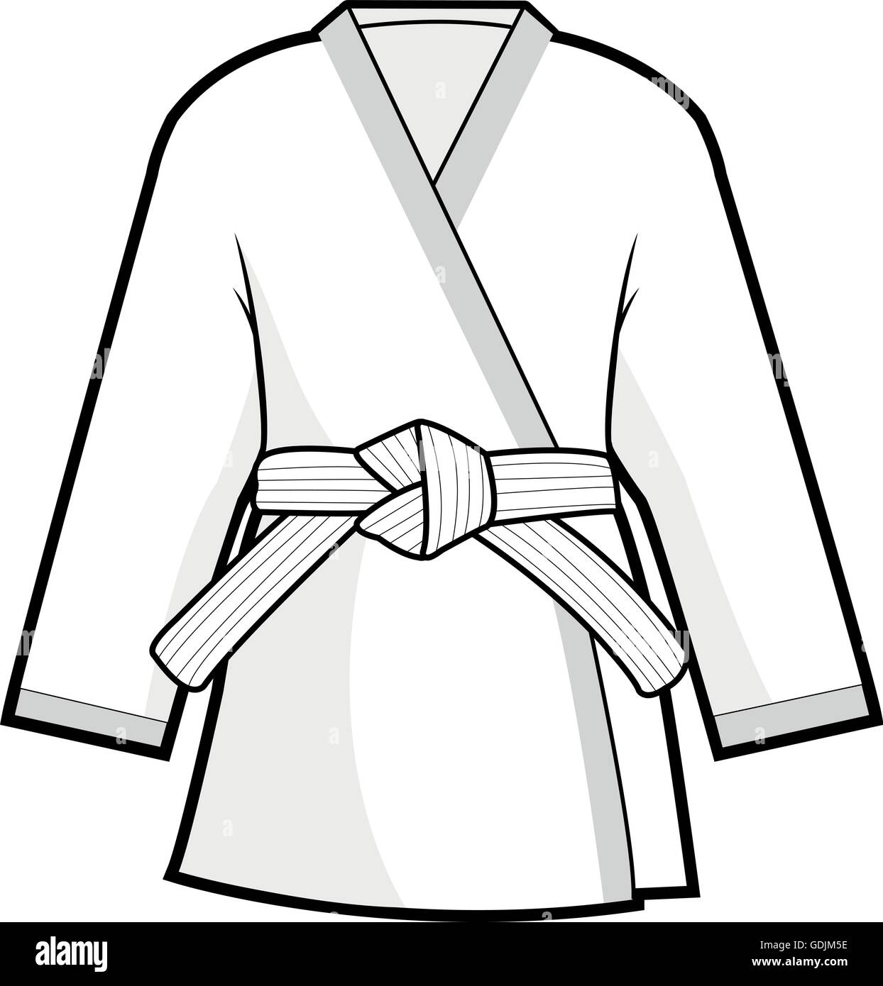 Uniforme artes marciales. Karate, Taekwondo, judo, jiu-jitsu, kickboxing o traje de kung fu Imagen de stock Alamy