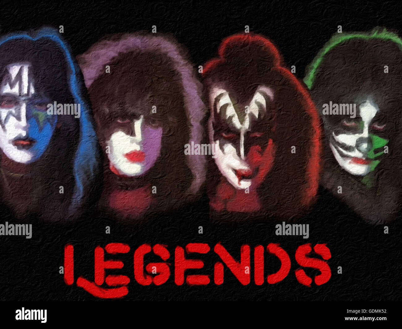 Kiss rock band fotografías e imágenes de alta resolución - Alamy