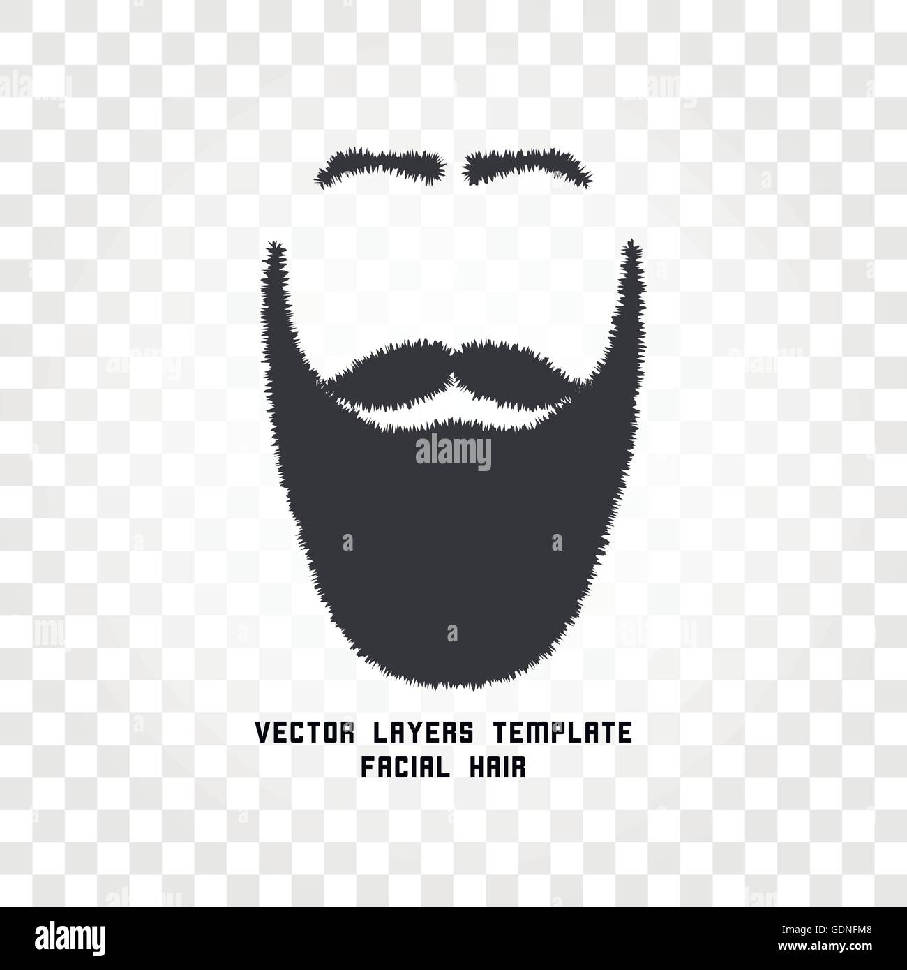 Aislado Cara Con Bigote Y Barba Vector Logo Los Hombres Barber Shop Emblema Imagen Vector De Stock Alamy