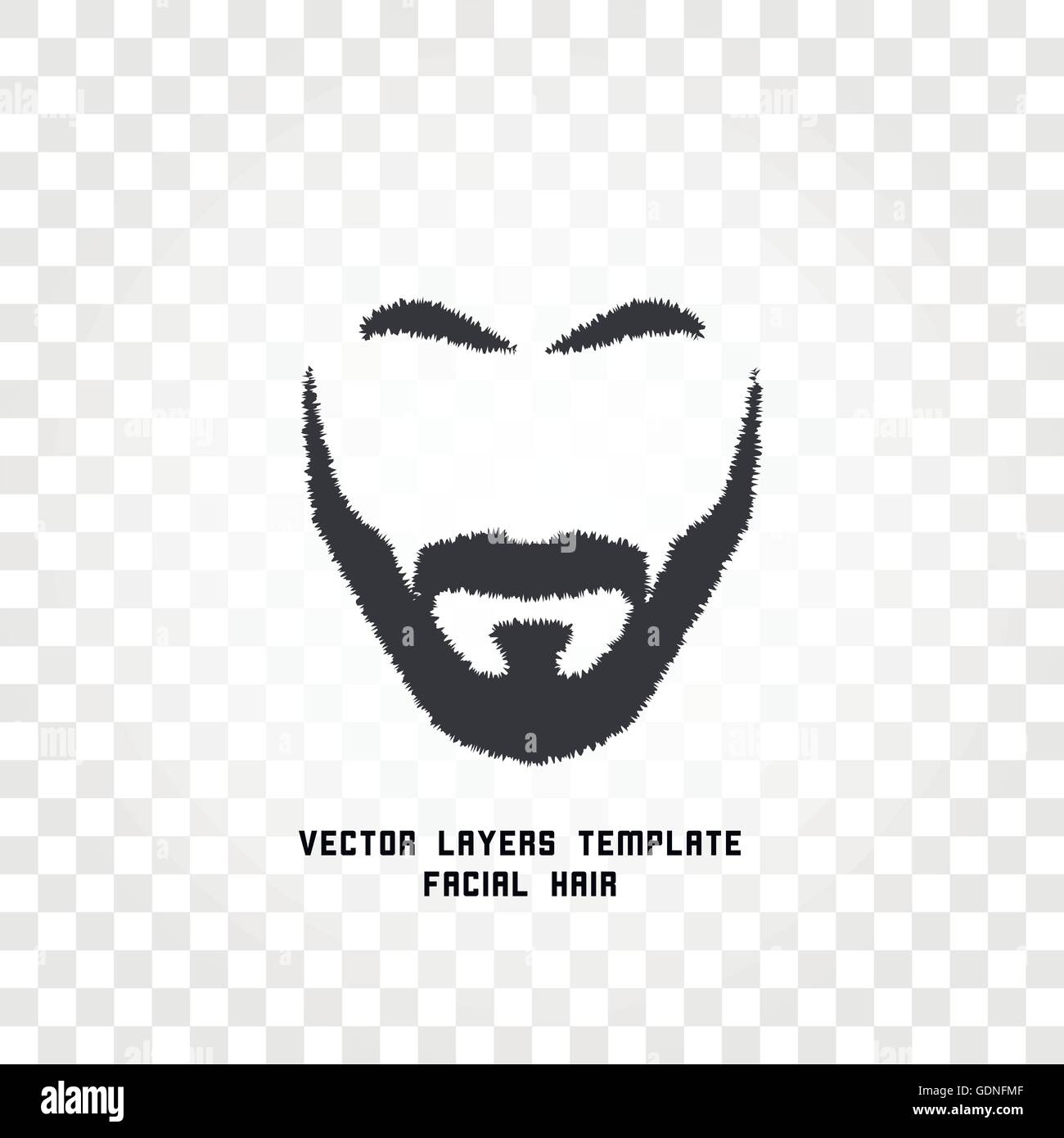 Aislado Cara Con Bigote Y Barba Vector Logo Los Hombres Barber Shop Emblema Imagen Vector De Stock Alamy