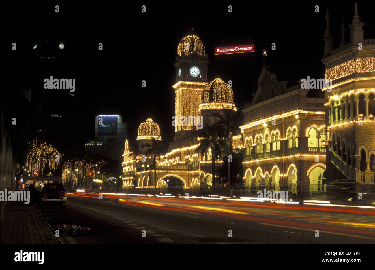 El Sultán Abdul Samad Palace en la Plaza Merdeka en la ciudad de Kuala Lumpur, en Malasia en southeastasia. Foto de stock
