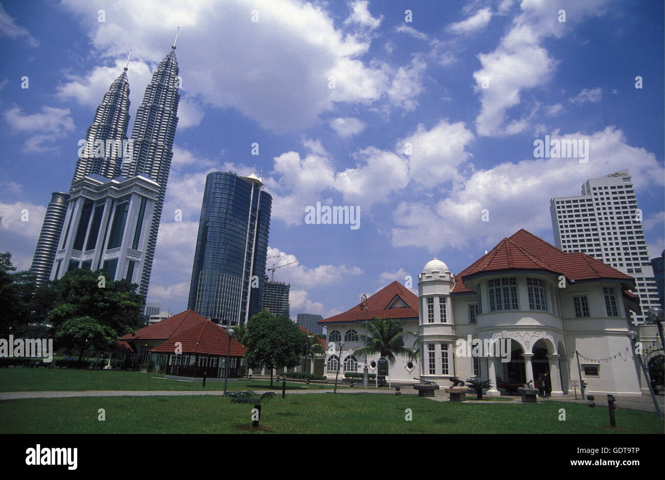 El centro de la ciudad en la ciudad de Kuala Lumpur, en Malasia en southeastasia. Foto de stock