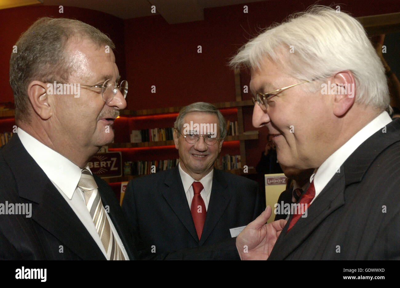 Wiedeking, hambre y Steinmeier Foto de stock