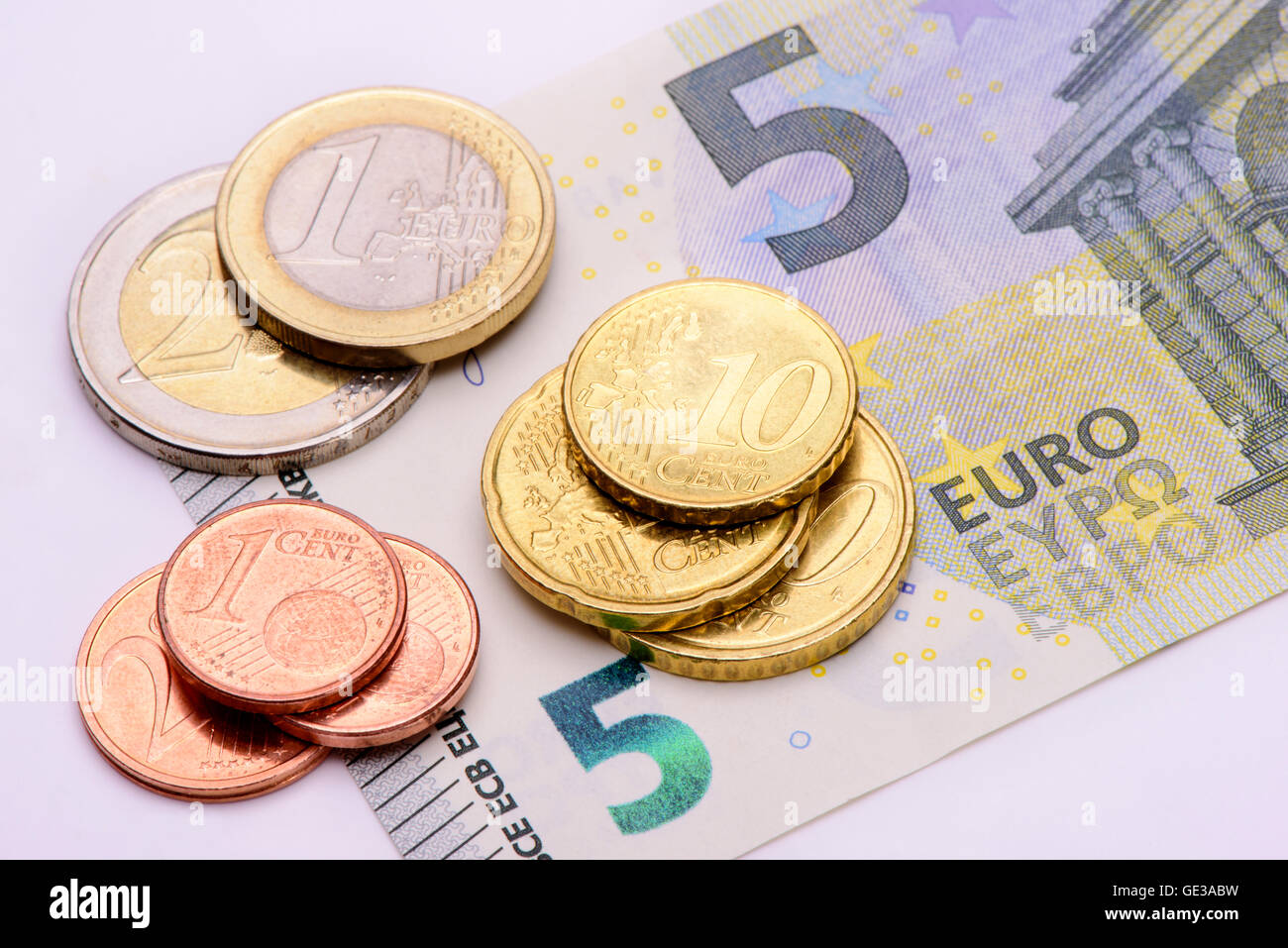 8,84 euros salario mínimo en Alemania Foto de stock