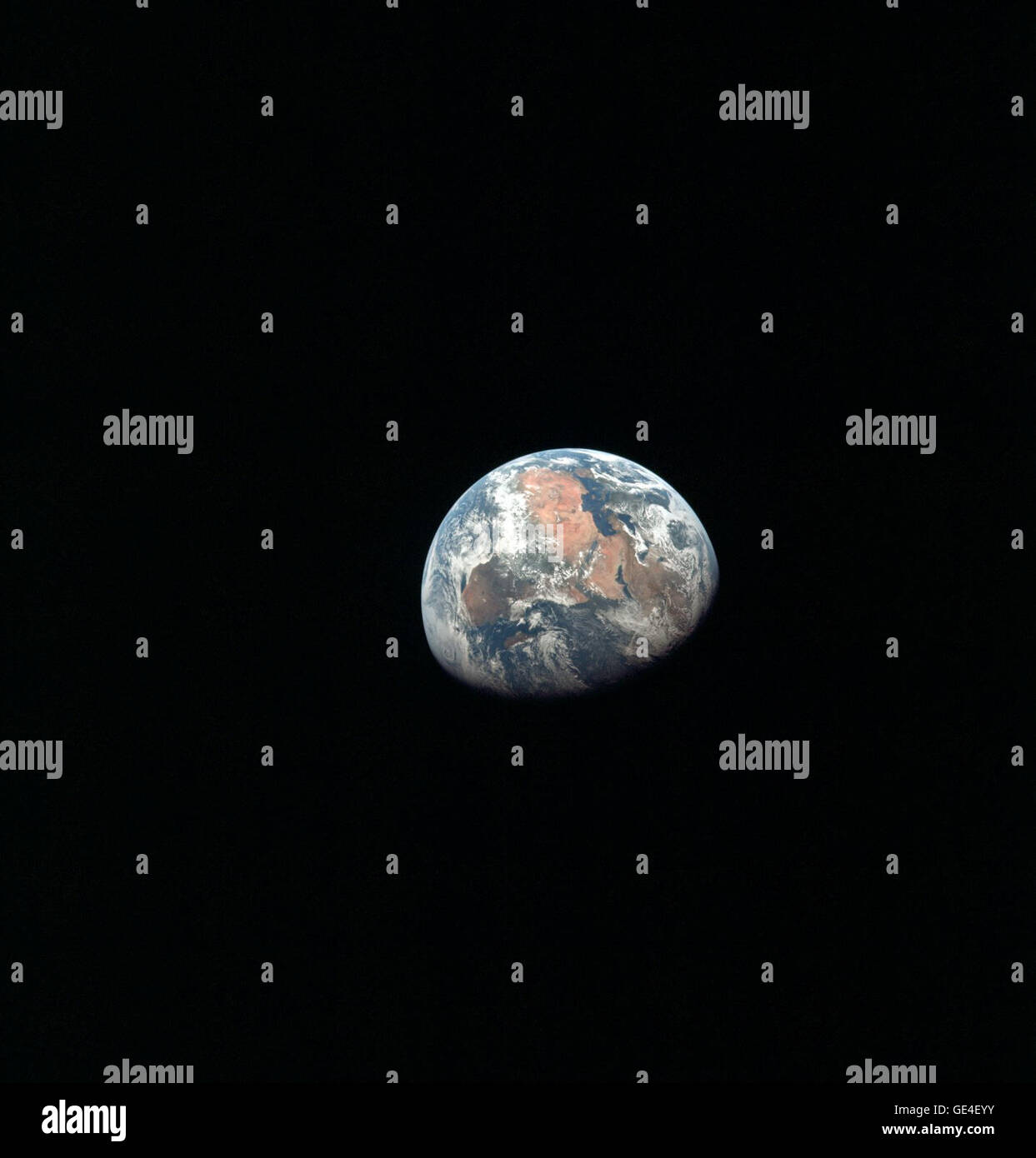 Imagen de la misión Apolo 11 - La Tierra vista sobre África, el_5052744618_o Foto de stock