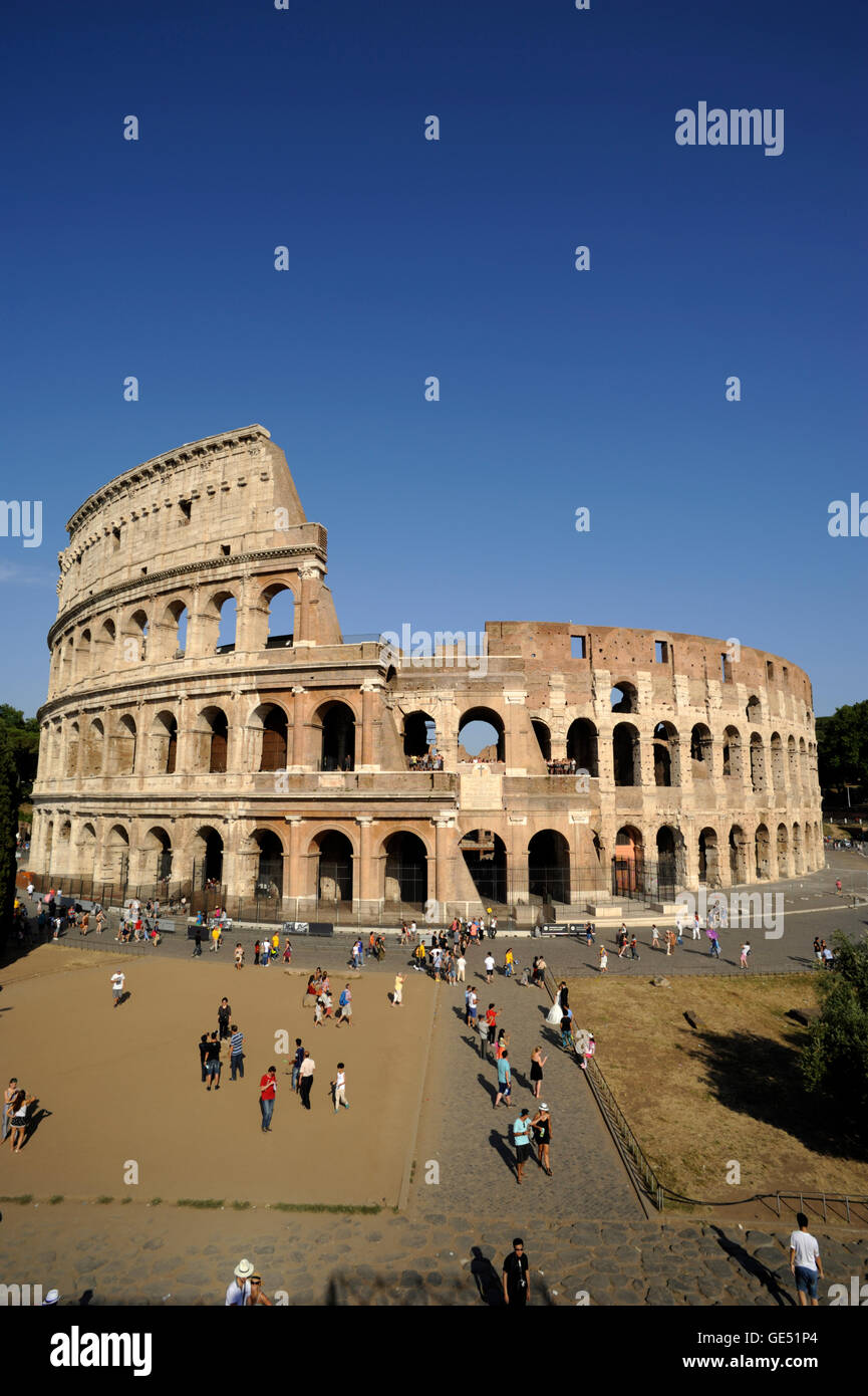 Italia, Roma, Coliseo Foto de stock