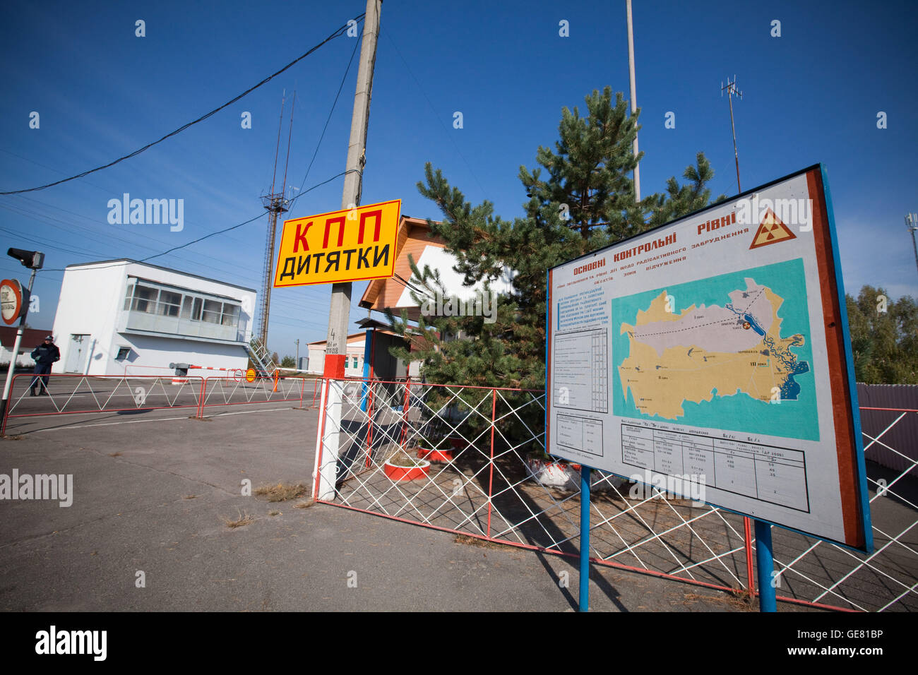Zona de exclusión de Chernobyl, Ucrania Foto de stock